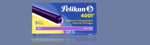 NABOJE ATRAMENTOWE PELIKAN 4001 DŁUGIE GTP/5 FIOLETOWE