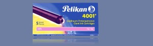 NABOJE ATRAMENTOWE PELIKAN 4001 DŁUGIE GTP/5 RÓŻOWE