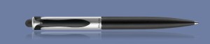 DŁUGOPIS PELIKAN K15 STOLA II CZARNO-SREBRNY Z KOŃCÓWKĄ TOUCHPAD