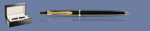 DŁUGOPIS PELIKAN CLASSIC K200 CZARNY + WOOD BOX BLACK