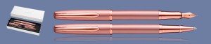 ZESTAW PIÓRO WIECZNE + PIÓRO KULKOWE PELIKAN R/P36 JAZZ NOBLE ELEGANCE MONOCHROME ROSE | STALÓWKA M