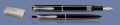 ZESTAW PIÓRO WIECZNE + DŁUGOPIS PELIKAN CLASSIC K/M205 CZARNO-SREBRNE | STALÓWKA F