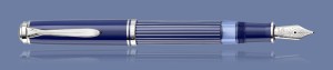 PIÓRO WIECZNE PELIKAN SOUVERAN M815 METAL STRIPED BLUE | STALÓWKA B