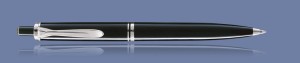DŁUGOPIS PELIKAN SOUVERAN K405 CZARNO-SREBRNY