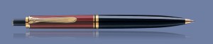 DŁUGOPIS PELIKAN SOUVERAN K400 CZARNO-CZERWONY