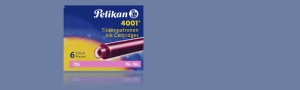 NABOJE ATRAMENTOWE PELIKAN 4001 KRÓTKIE TP/6 RÓŻOWE