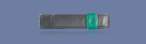 ETUI SKÓRZANE PELIKAN TG12 CZARNO-ZIELONE