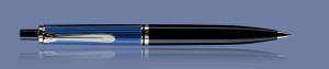 DŁUGOPIS PELIKAN SOUVERAN K405 CZARNO-NIEBIESKO-SREBRNY